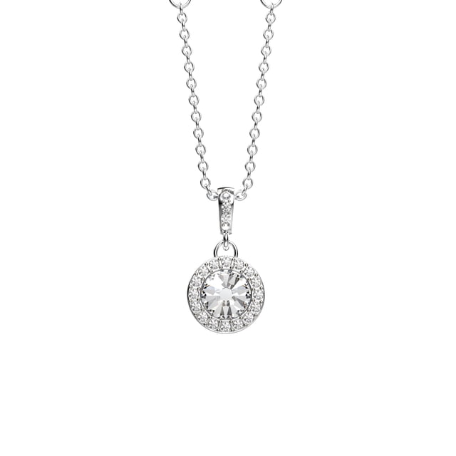 Collar para Mujer con Cristal Fino Swarovski Rosetti– Bañado en Oro 14k- Collar Elegante y Brillante-Collares de Mujer de Moda- Joyería para Mujer de Moda- Regalo especial Ortiz Espinosa Temporada