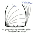 thumbnail image 7 of +5.00 Bevi Eyewear Adult Unisex Square Reading Glasses, +5.00 Magnification, Off-White, 4 Pair, 7 of 7