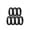 Pack I: 7 Black Rings, variant on ThunderFit Silicone Rings for Him and Her, Rubber Engagement Bands Unisex - 1/4/7 Variety Multipack