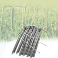 thumbnail image 4 of Clavijas De Jardín Para Membrana De Control De Malas Hierbas, Clavo En Forma De U, Acero Inoxidable, 50 Uds., Perfectas Para Césped, Paisaje, 4 of 8