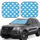 thumbnail image 1 of Balery Cute Polar Bear Parasol para parabrisas de coche de 2 piezas | Parasol plegable para parabrisas delantero de coche para la mayoría de sedanes-Small, 1 of 6