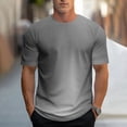 thumbnail image 2 of Plebaso Men's Fashion Tshirts Gradient Color Graphic Tee Shirts Casual Short Sleeve Printed Summer Tops, 2 of 5