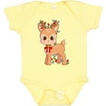 thumbnail image 3 of Inktastic Cute Christmas Reindeer with Christmas Lights Boys or Girls Baby Bodysuit, 3 of 5