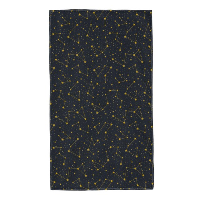 Fotbe Constellation Toalla Premium con Patrón, Toalla de Microfibra de Secado Rápido, Ligera y Altamente Absorbente (27.5x16in), Ideal para Uso Diario