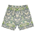 thumbnail image 7 of FORMRS Boys Swim Trunks Quick Dry Mesh Liner Boardshorts Sizes XS-XL, Beige Floral, 7 of 7
