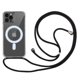 thumbnail image 4 of Crossbody Lanyard Clear Magnetic Case For iPhone 15 Plus 14 13 12 Pro Max 11 For Magsafe Shockproof Acrylic Hard PC Back Cover, 4 of 5
