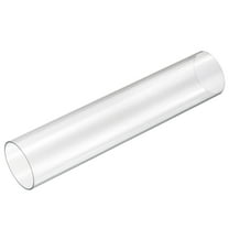 Rigid Round Clear Tubing 61mm(2 3/8") ID x 65mm(2 9/16") OD x 1Ft(305mm) Plastic Tube