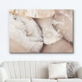 thumbnail image 2 of wall26 Canvas Print Wall Art Tan White Orange Marble Crystal Gemstone Landscape Nature Wilderness Digital Art Realism Decorative Close Up Colorful Stylish for Living Room, Bedroom, Office - 32"x, 2 of 5