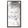 thumbnail image 2 of ArtToFrames 19" x 38" Mahogany and Gold Slope Picture Frame, 19x38 inch Brown MDF Poster Frame (WOM-4447), 2 of 8