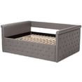 thumbnail image 4 of Baxton Studio Amaya Tufted Full Daybed Grey, 4 of 8