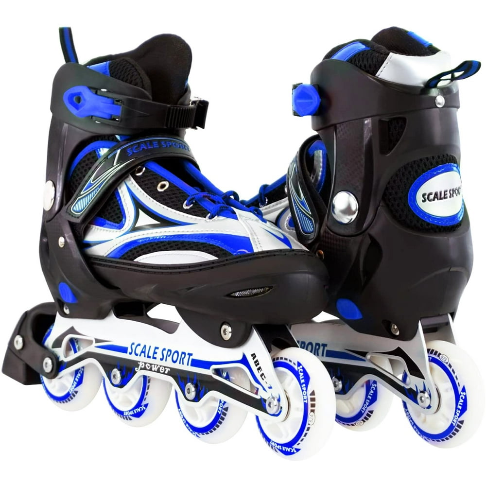 Size 811 Adjustable Inline Skates for Adults, Blue
