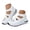 White, variant on Orthopedic Shoes for Women 2026 Summer Comfortable Platform Hollow out Wedge Sneakers Wide Width Closed Toe Sandals Size 6-10 White