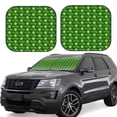 thumbnail image 1 of Wukai Happy St. Patrick's Day Car Front Windshield Sun Shade,Sun Visor Shield Block Automotive Interior Protector Blocks UV Rays-Small, 1 of 6
