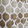 thumbnail image 2 of DSstyles Fabric Shower Curtain, Moroccan Geometric Design Shower Curtain for Bathroom Heavy Textured Fabric Bath Curtain, 2 of 9