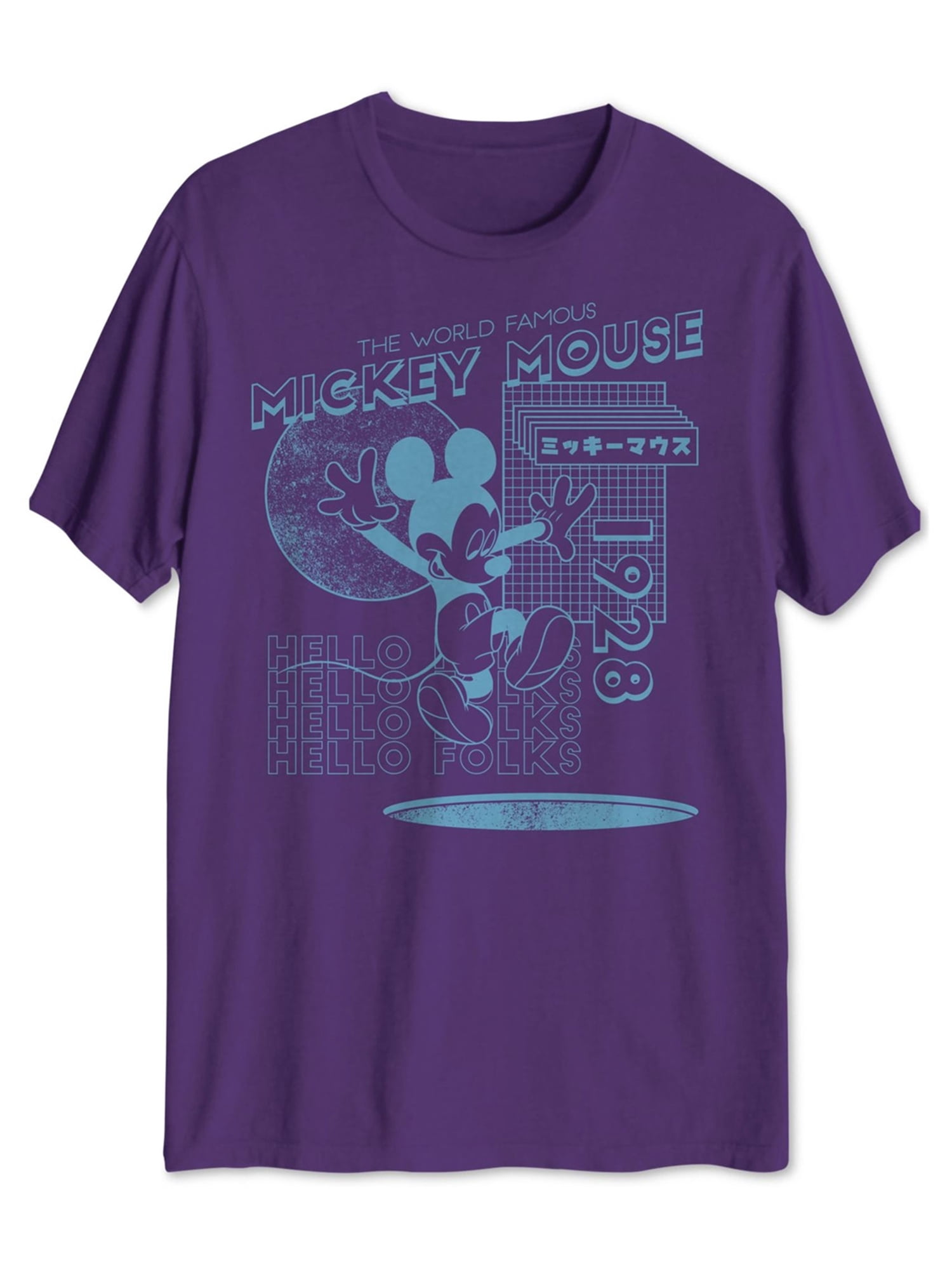 Jem Mens Mickey Mouse Graphic T-Shirt 