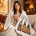 thumbnail image 7 of Roiihwy Ghost Halloween Throw Blankets, Cute Ghost Halloween Blanket Double Sided Spooky Flannel Throw Blanket, Cozy Ghost Plush Pillows Cushion for Couch Sofa Bed Decorations, 7 of 7