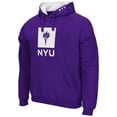 thumbnail image 2 of Men's Colosseum Purple NYU Violets Arch and Logo Pullover Hoodie, 2 of 3