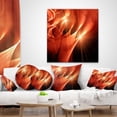 thumbnail image 4 of Designart Abstract Warm Brown Fractal Design - Contemporary Abstract Throw Pillow - 12x20, 4 of 5