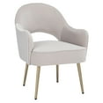 thumbnail image 3 of SAFAVIEH Dublyn Accent Chair Light Grey, 3 of 10