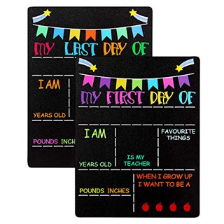 First Day Last Day Chalkboard