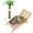 Red, variant on Beach Chair Cat Hammock, Elevated Cat Beds for Indoor Cats, Original Cozy Lounger with Sisal Scratcher and Toy Ball