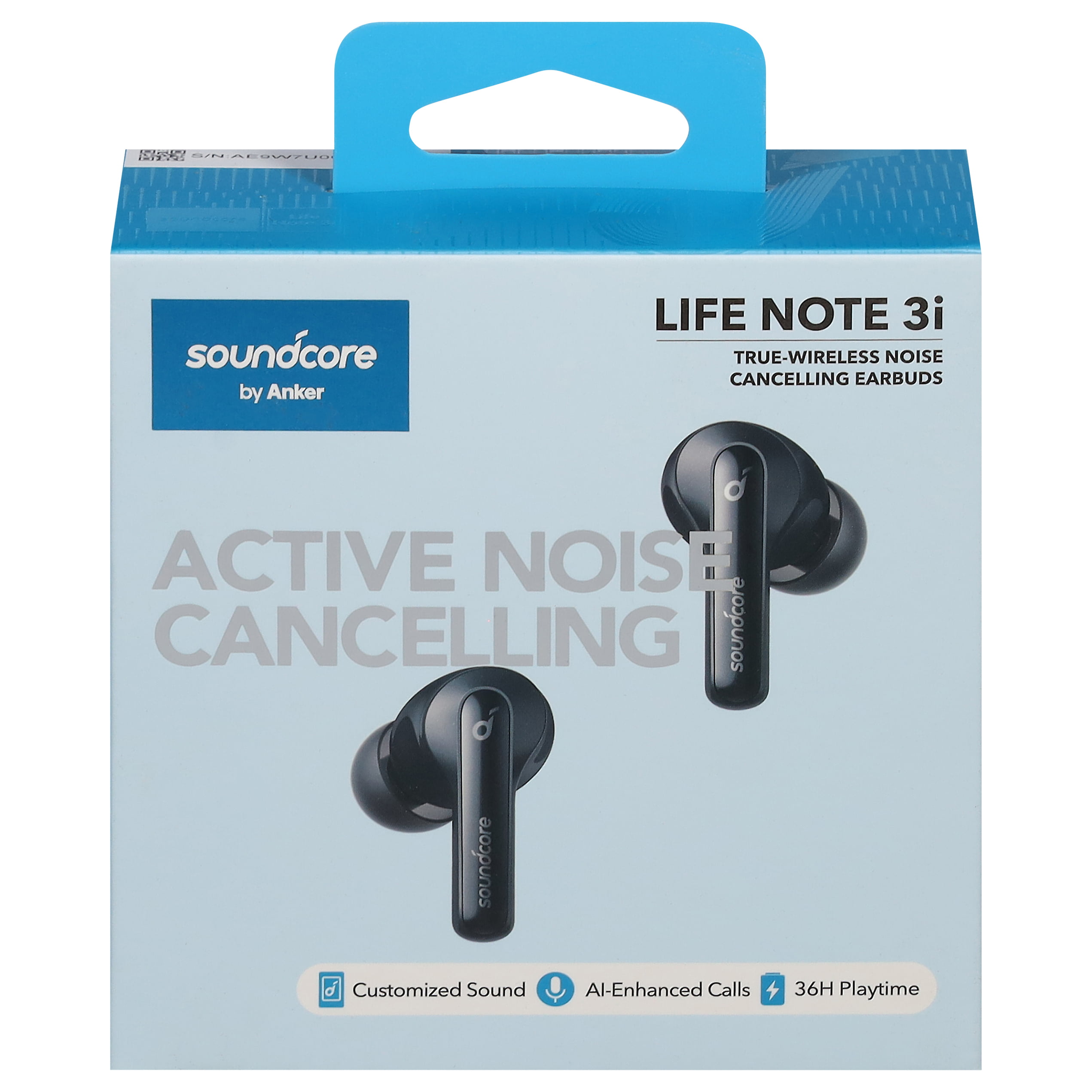 Soundcore Anker A3983Z11 Soundcore Life Note 3i Wrls Tws Earbuds W/ Mic + Noise  Cancel