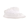thumbnail image 4 of Fashion Women's Wide Brim Sun Hat With Breathable Mesh And Flowers Stylish Sun Hat For Summer, 4 of 4