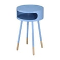 thumbnail image 2 of ACME Sonria End Table in Light Blue & Natural, 2 of 2