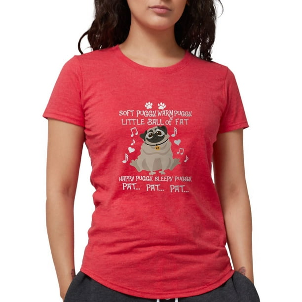 CafePress - Soft Puggy Warm Puggy T Shirt Women's Deluxe T Shi