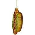 thumbnail image 3 of 6" Hot Dog with All the Fixings Glass Christmas Ornament, 3 of 6