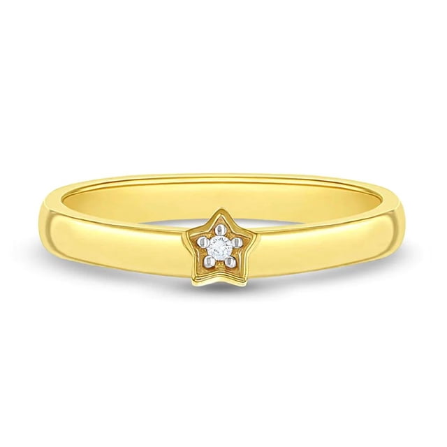 Mesmerize Your Young Girl with TheJewelryHut Designer Children CZ in Silver Ring