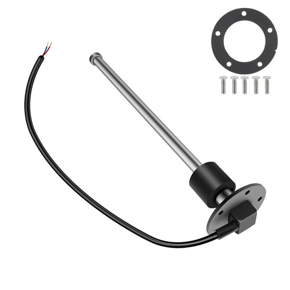 Geloo Fuel Sending Unit for Boat 0-190ohms 12"/300mm Marine Water Fuel Sender for Boat Truck Vehicle RV