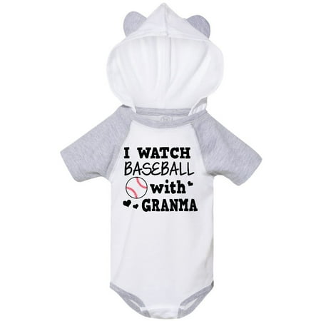 

Inktastic I Watch Baseball with My Granma Gift Baby Boy or Baby Girl Bodysuit