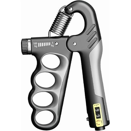 COREBAY Grip Strength Trainer, Hand Grip Strengthener with Adjustable Resistance 11-220Lbs(5-100KG), Automatic Counter, Ergonomic Design, Forearm Strengthener for Musicians, Athletes