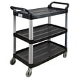 thumbnail image 1 of Utility Cart, 3 Tiers, 19-3/4" x 37-1/2" x 40-1/4", 250 lbs. Capacity, 1 of 1