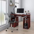 thumbnail image 2 of Pemberly Row Bureau d'Ordinateur en Bois Acajou, 2 of 5