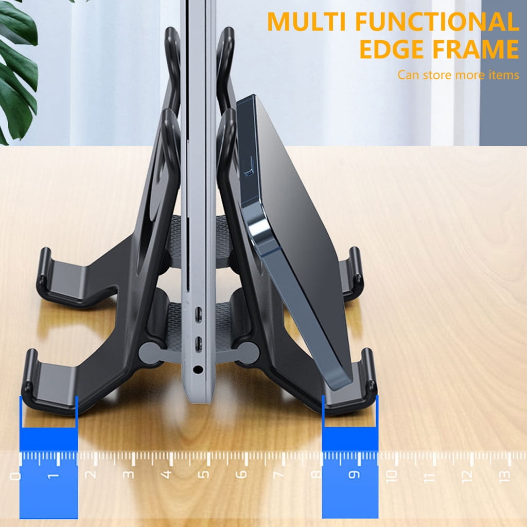 PatungKu Ergonomic Vertical Laptop Stand Comfort Angle Reduce Neck Strain for Students