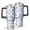 Pioneer Flower Floral-2, variant on 40oz Pioneer Flower Floral Print Pattern Insulated Tumbler with Handle, BPA-Free Leak Proof Lid and Straws, Double Wall Vacuum, Hot 12h/Cold 34h