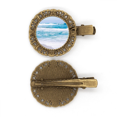 thumbnail image 1 of Océan Eau Plage Science Nature Image Épingle Coiffure Broche Cheveux Clip Barrette, 1 of 3