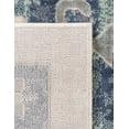 thumbnail image 7 of Unique Loom Whitney Collection Area Rug - Geneva (4' Square French Blue/Beige), 7 of 7