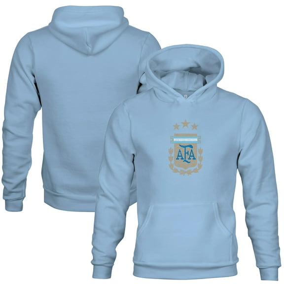 Youth 1863FC Blue Argentina National Team Color Badge Fleece Pullover Hoodie