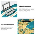 thumbnail image 5 of Kll World Map With Landmarks Luggage Cover Suitcase Cover Suitcase Protector (Luggage not included)-Large, 5 of 8