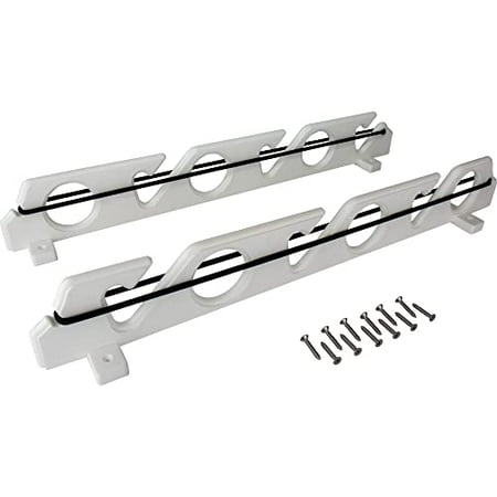 Sea-Dog 325626-1 6-Pole Rod Storage Rack White Horizontal/Overhead Mount