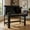 Black, variant on Resenkos Modern Computer Desk with Storage Hutch and Open Shelves for Home Office - Black