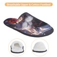 thumbnail image 3 of Fotbe Astronaut In Cosmic Garden Pantuflas Peludas para Mujer con Estampado, Zapatillas de Peluche, Zapatos de Invierno para Casa, Uso Interior y Exterior-Medium, 3 of 8