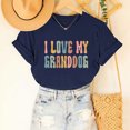 thumbnail image 2 of gbyLJF V Neck T Shirts Women Fitted Ladies V Neck Tops Athletic Tunic Tops for Women Blouses for Women Navy XXL, 2 of 6