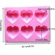 thumbnail image 2 of Forme De Coeur Moule En Silicone Antiadhésif - Moule En Silicone Moules Multi-Cavités Pour Muffins, Gâteau, Savon, Gelée, Pâtisserie, Cupcake (6 Cavité 3d Diamant En Forme De Coeur)-Zsongtrading, 2 of 5