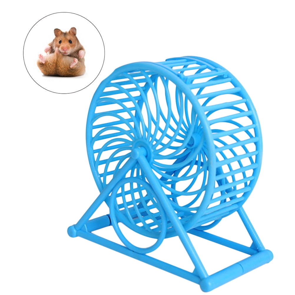 COMPUKAS Plastic Small Pet Running Wheel Sky Blue Exercise Wheel for Hamsters and Mice