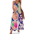 thumbnail image 1 of Vestido sin mangas de ramen y sushi, ropa para mujer, vestidos estilo coreano, vestido de vendaje, 1 of 7