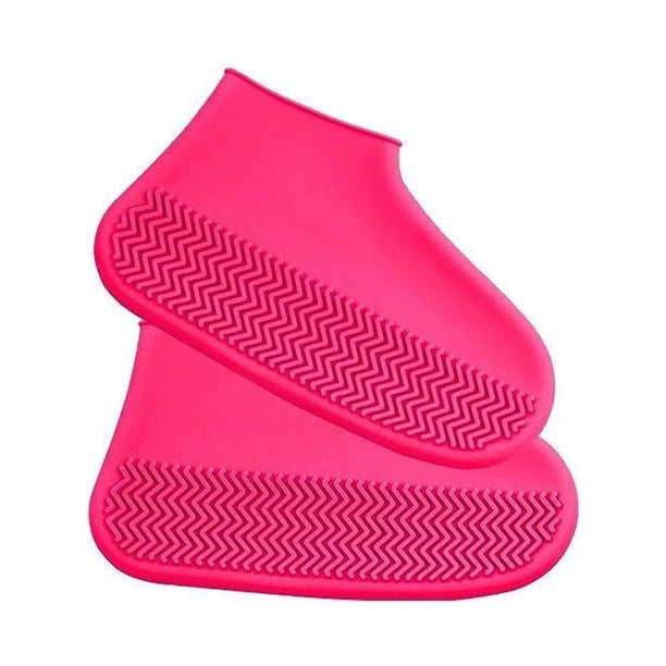 Xihbxyly Cubrezapatos Reutilizables, Protección de Goma Antideslizante, Impermeables para Barro, Lluvia y Nieve, Fáciles de Limpiar y Transportar, para Actividades Al Aire Libre, Viajes, Camping, Sen